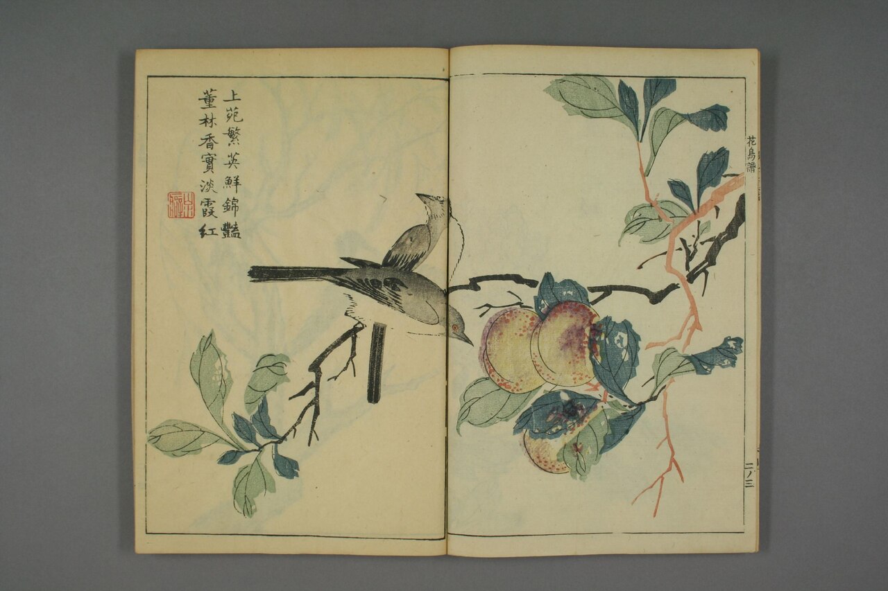 翎毛花卉譜 第91葉